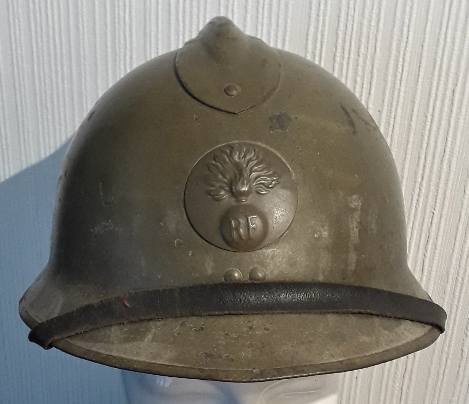 Casque Adrian français M1926 armée militaire guerre WW2, Ophalen of Verzenden