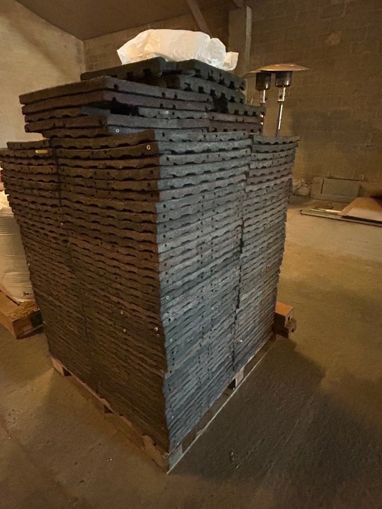 Rubbertegels te koop, Dieren en Toebehoren, Ophalen, Gebruikt