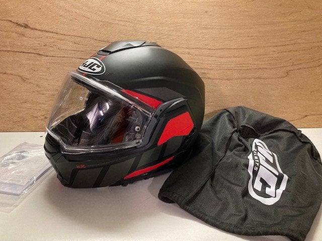 HJC I100 Beis Mat Zwart Maat M, Motoren, Kleding | Motorhelmen, Ophalen, M, HJC