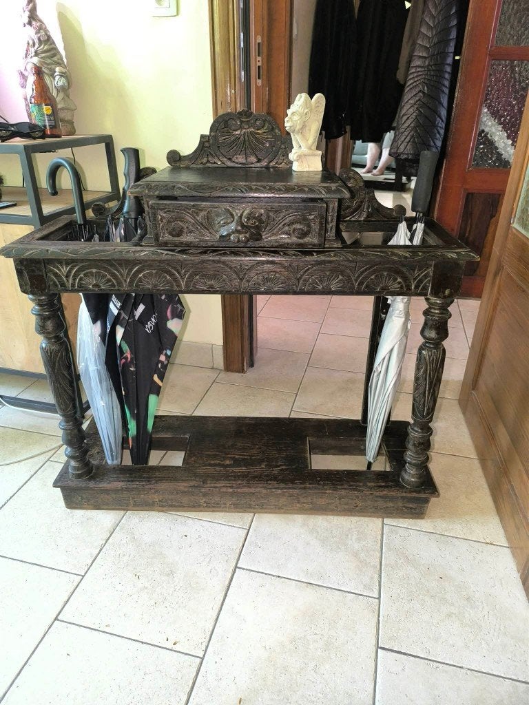 console "homme vert" de 1870, Antiquités & Art, Antiquités | Accessoires de maison, Enlèvement