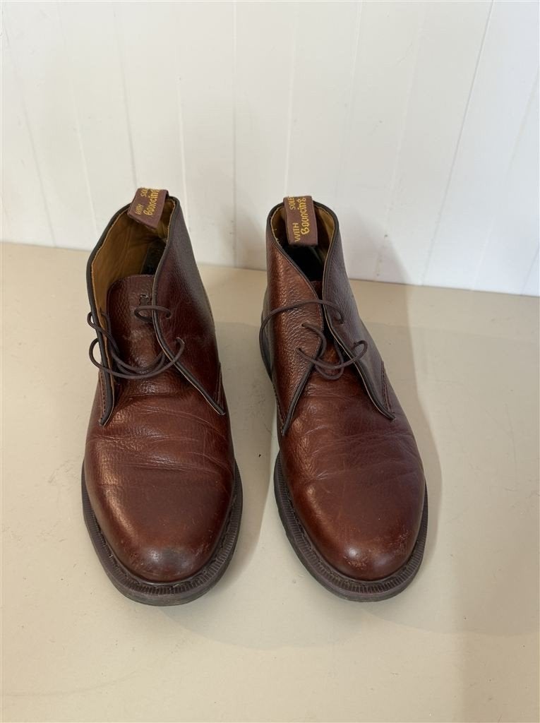 Dr. Martens Sawyer Lage Boots - Donkerbruin - Maat UK10 [44., Enlèvement ou Envoi, Comme neuf, Bottes