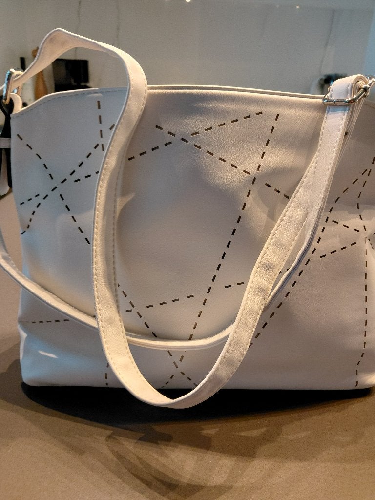 Handtas, Enlèvement, Comme neuf, Blanc, Sac à main