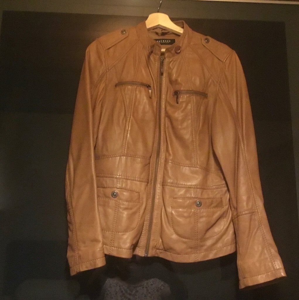 damesjas leder, Enlèvement, Porté, Taille 46/48 (XL) ou plus grande, Manteau