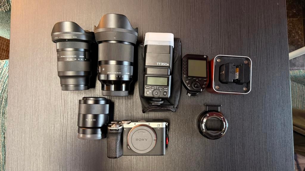 Sony Alpha volledig set, Ophalen, Compact, 33 Megapixel, Zo goed als nieuw