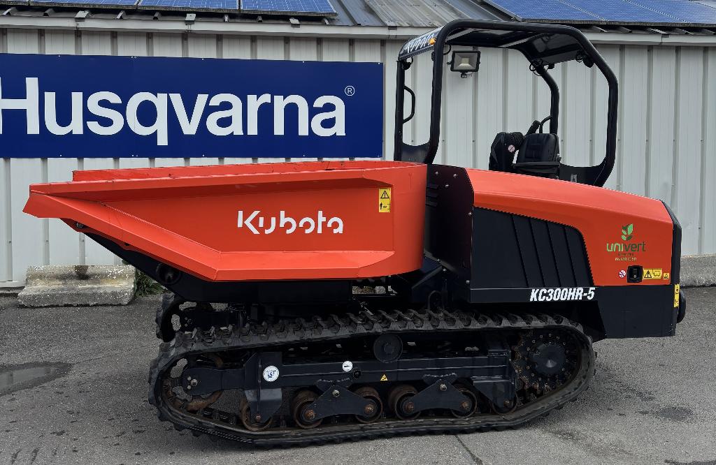 Dumper Kubota KC300HR-5HI sur chenille, Enlèvement