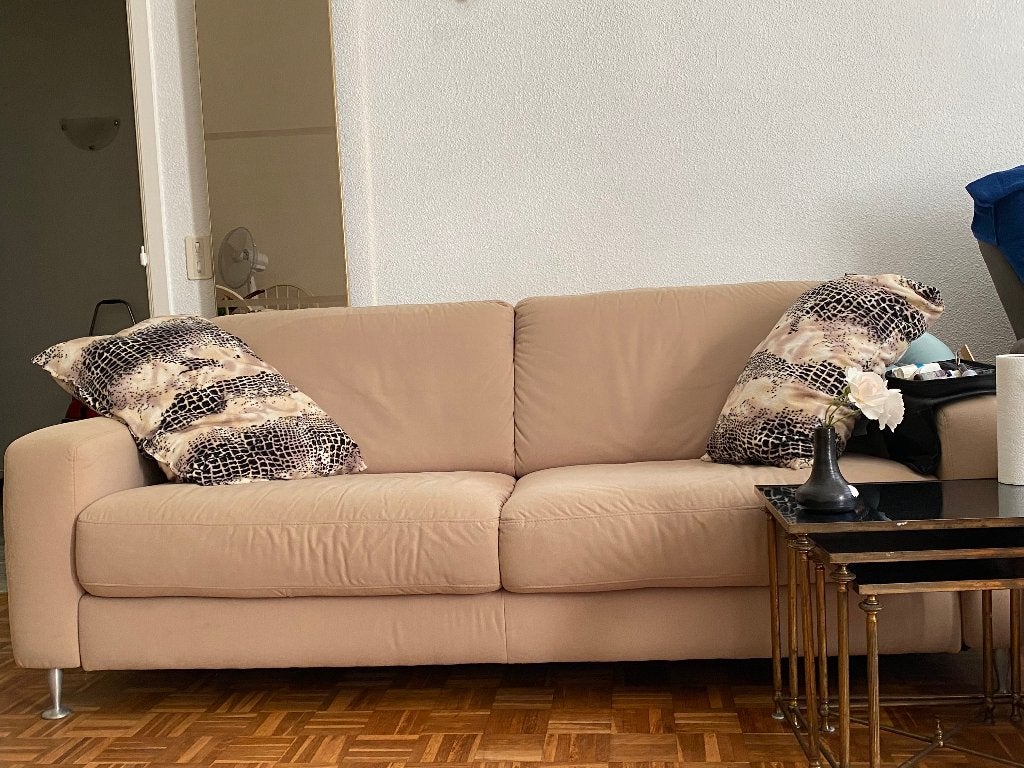 Salon en tissu, Trois personnes, Moins de 75 cm, Enlèvement, Utilisé