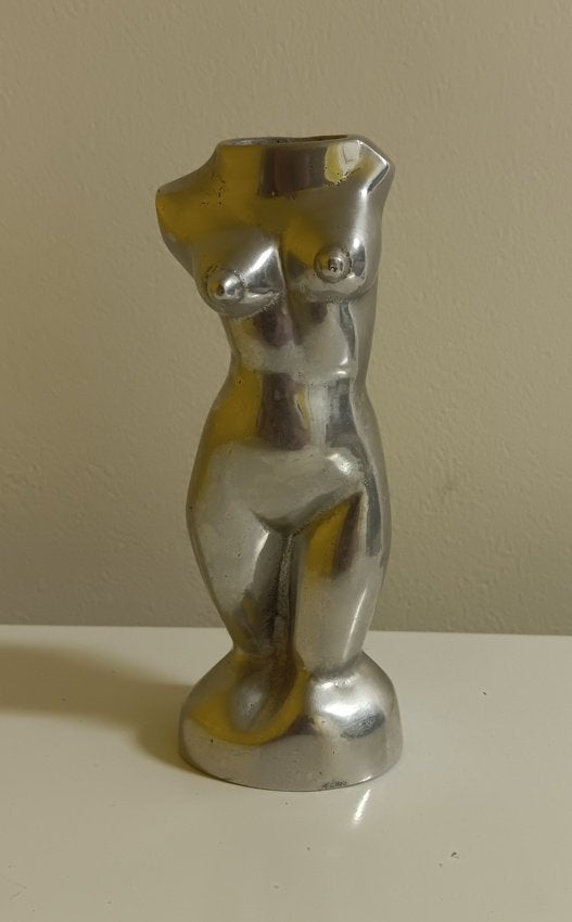 Vintage aanstekerhouder sculptuur vrouwelijke torso, Verzenden, Zo goed als nieuw, Overige typen