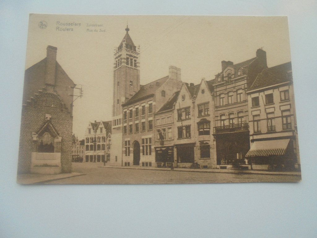 roeselare-zuidstraat, Verzenden, 1940 tot 1960, Ongelopen, West-Vlaanderen