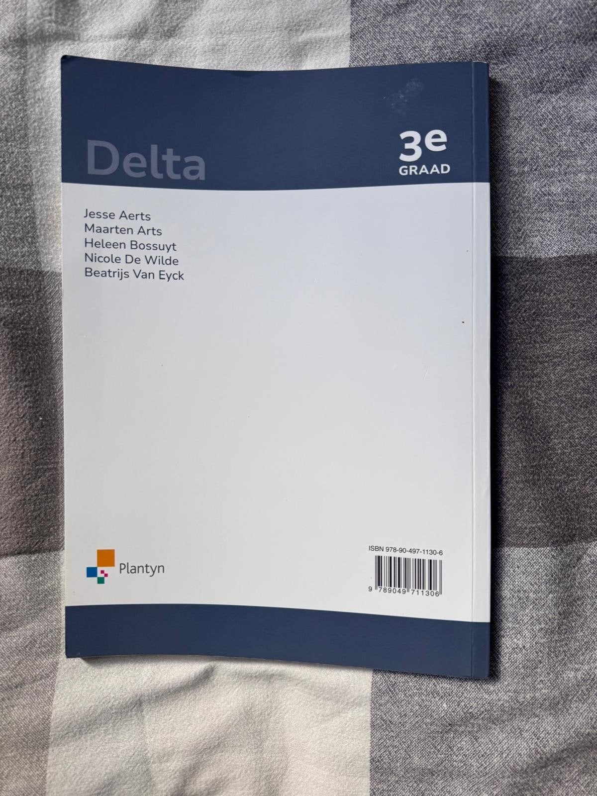 Delta 3e - Analyse del 2, Ophalen of Verzenden, Nieuw