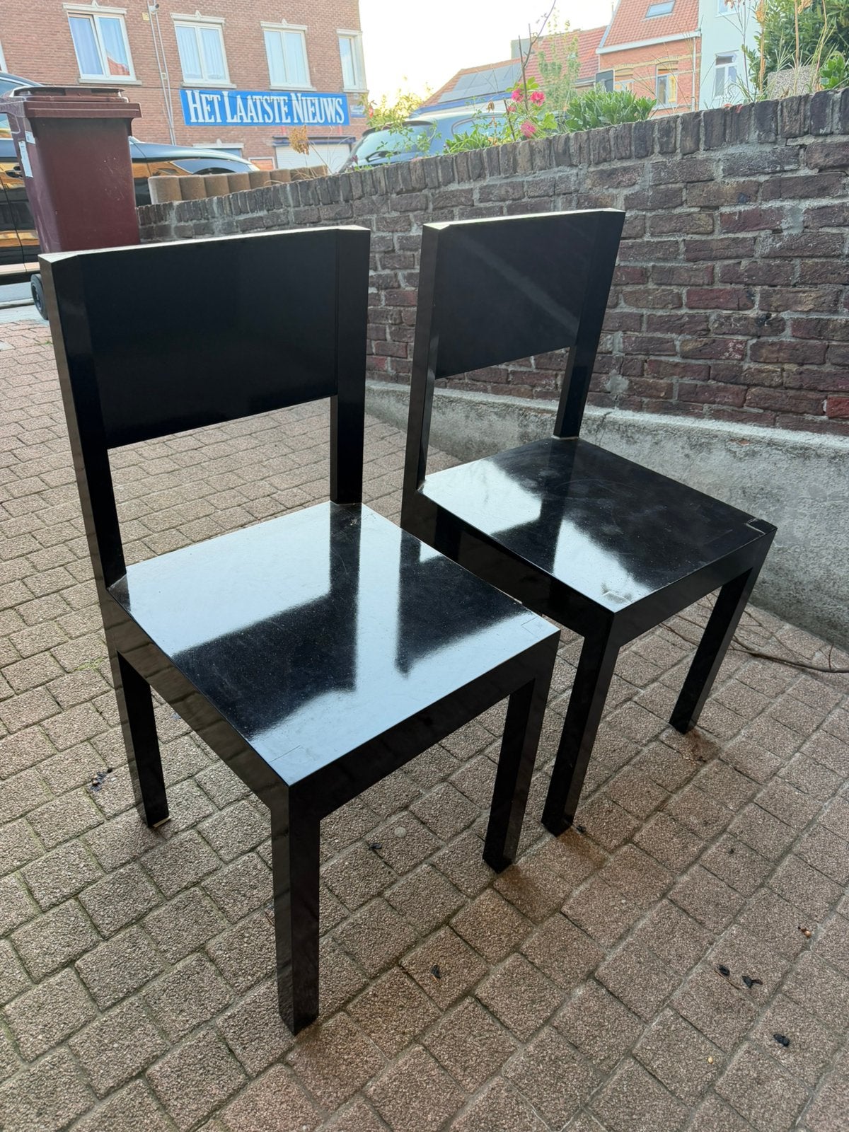 4 stoelen van IKEA, Tuin en Terras, Ophalen, Zo goed als nieuw