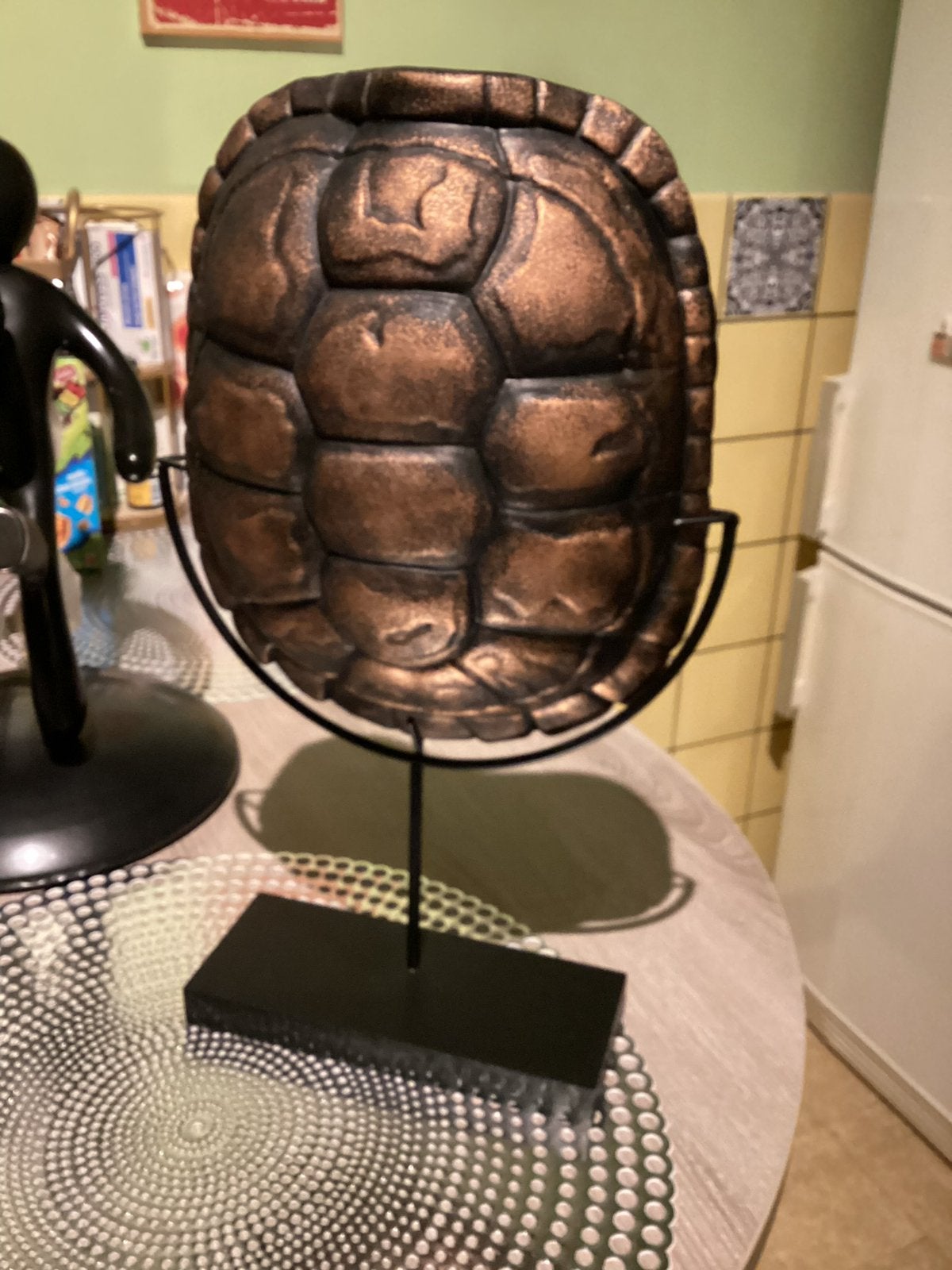 Decoratie Schild op metalen houder, Huis en Inrichting, Ophalen, Zo goed als nieuw
