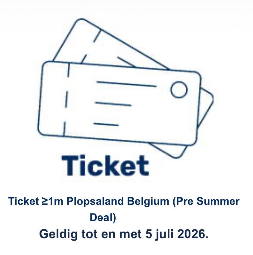 Billet Plopsaland De Panne à moitié prix !, Tickets & Billets, Loisirs | Parcs d'attractions, Une personne, Ticket ou Carte d'accès