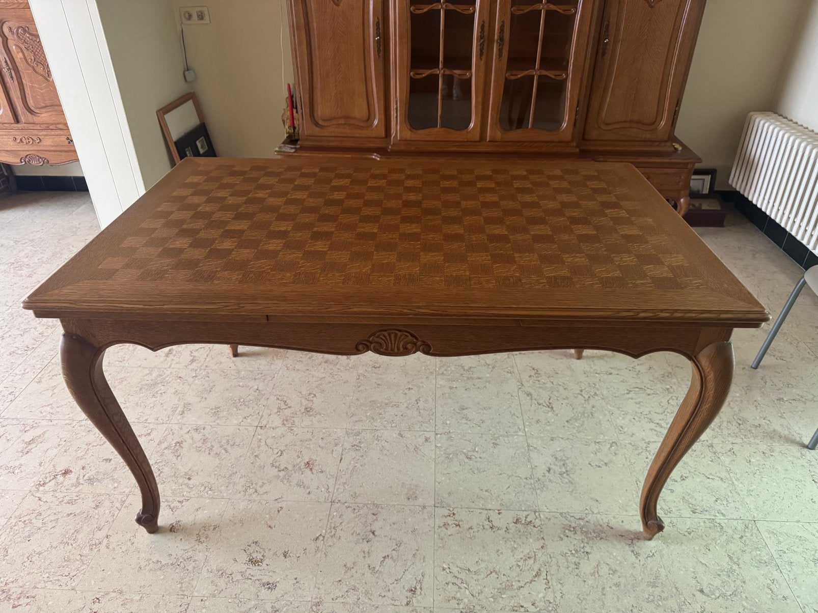 Table ancienne en bois avec rallonges, Enlèvement