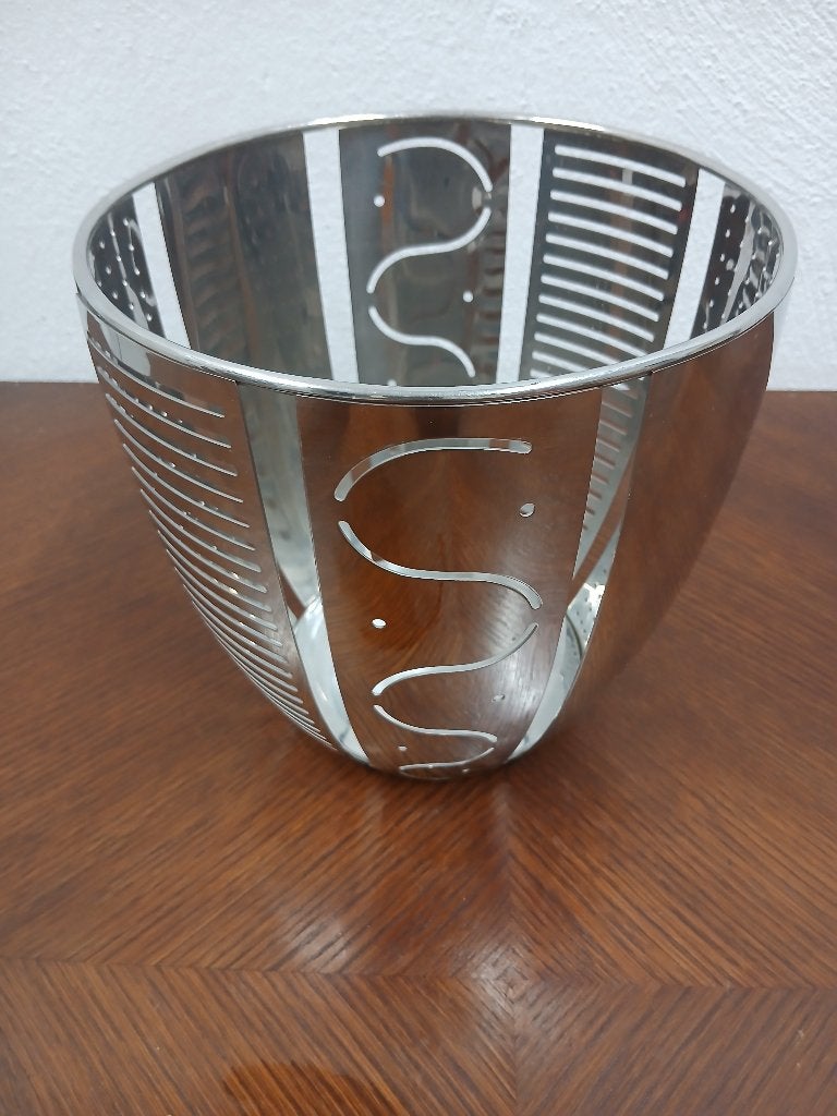 Alessi 'Helmut' design fruitmand / citrusmand, Gebruikt, Mand, Ophalen of Verzenden, Metaal