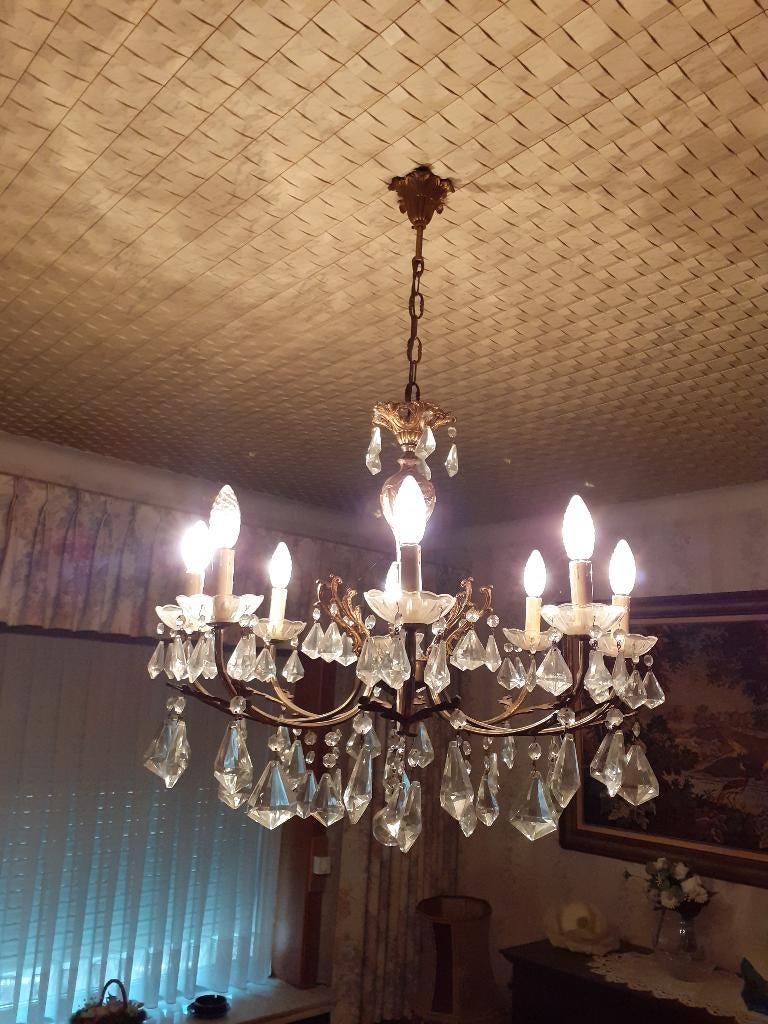 Grote belletjes luster, Ophalen, Gebruikt