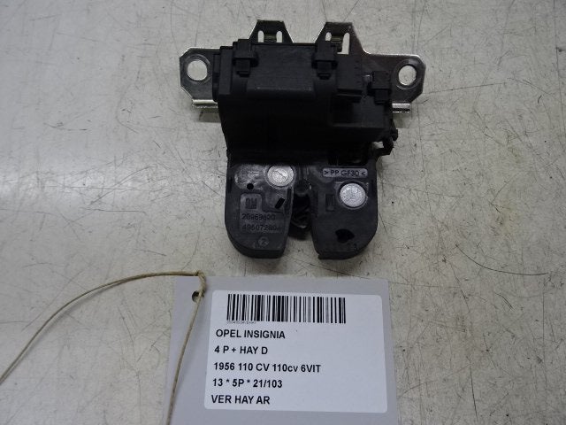 SERRURE COFFRE Opel Insignia (01-2008/03-2017) (20969620), Autos : Pièces & Accessoires, Utilisé, Opel, Haillon arrière