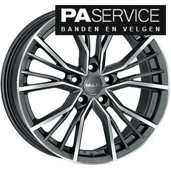 Nwe 22 inch Mak Union Antraciet gepolijst Audi Q7 Q8 E-tron, Velg(en), -, -, Nieuw