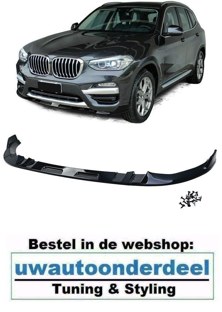 Spoiler Voorspoiler Glans Zwart Sport Voor BMW X3 G01 M Pack, Envoi