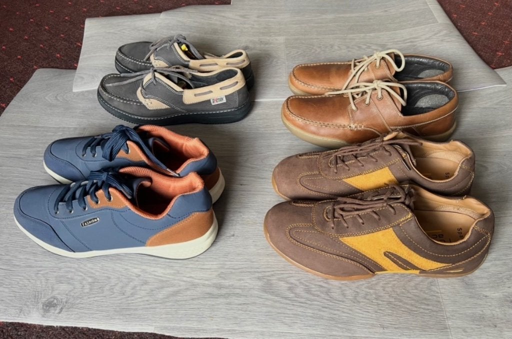 Lot de chaussures hommes (4 paires)., Kleding | Heren, Verzenden, Gedragen, Camel active,fashion…etc., Wandelschoenen