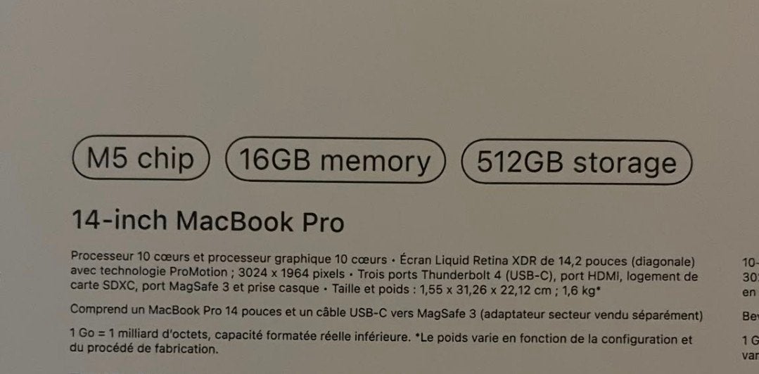 macbook neuf, toujours sous scellé...acheté 2000 eur, Computers en Software, Apple Desktops, Ophalen