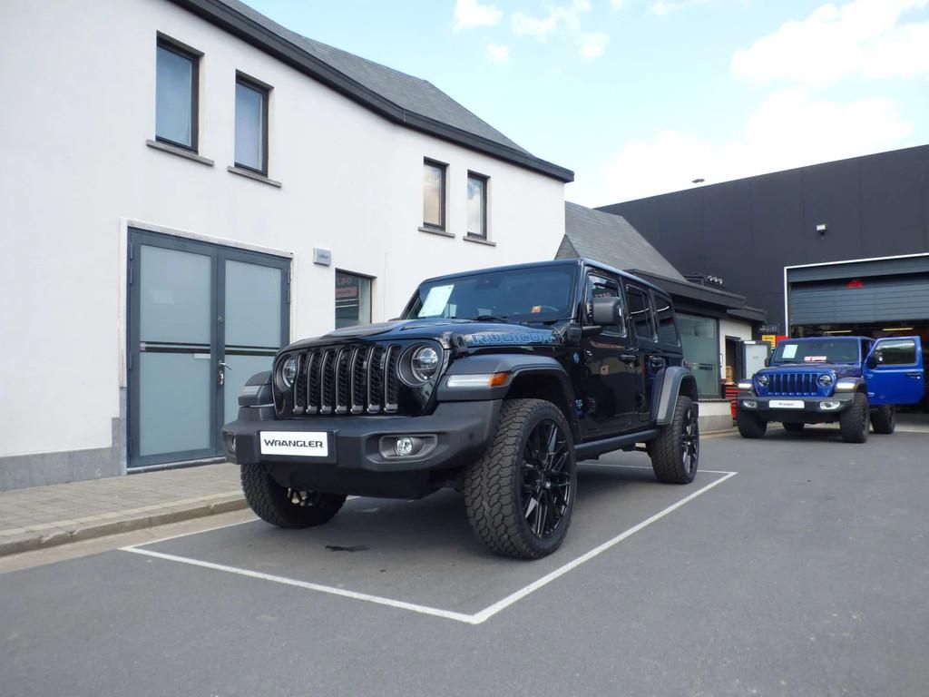 Jeep Wrangler *Rubicon*16000km*Phev hybride* (bj 2022), Automaat, Stof, 4 cilinders, Zwart