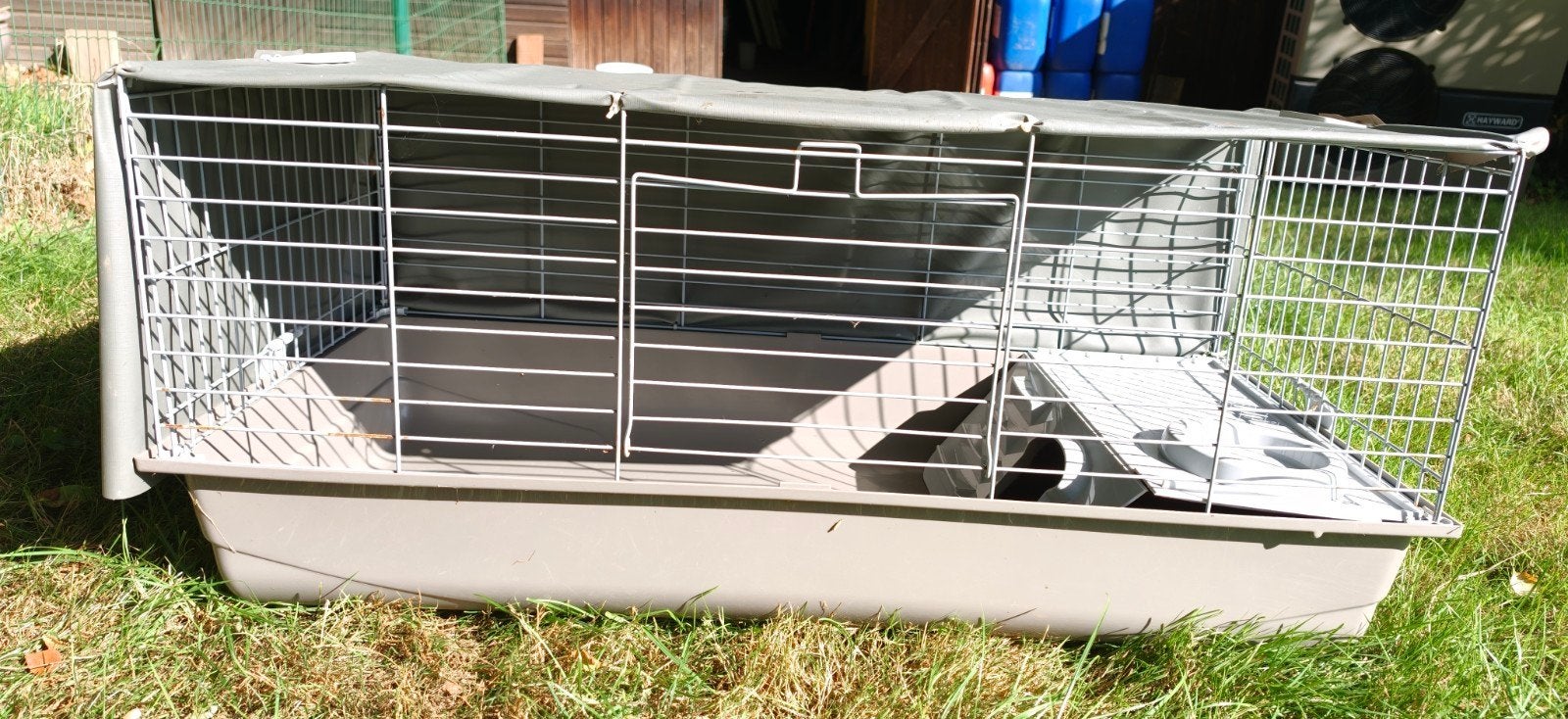 grote hamsterkooi, Ophalen, Kooi