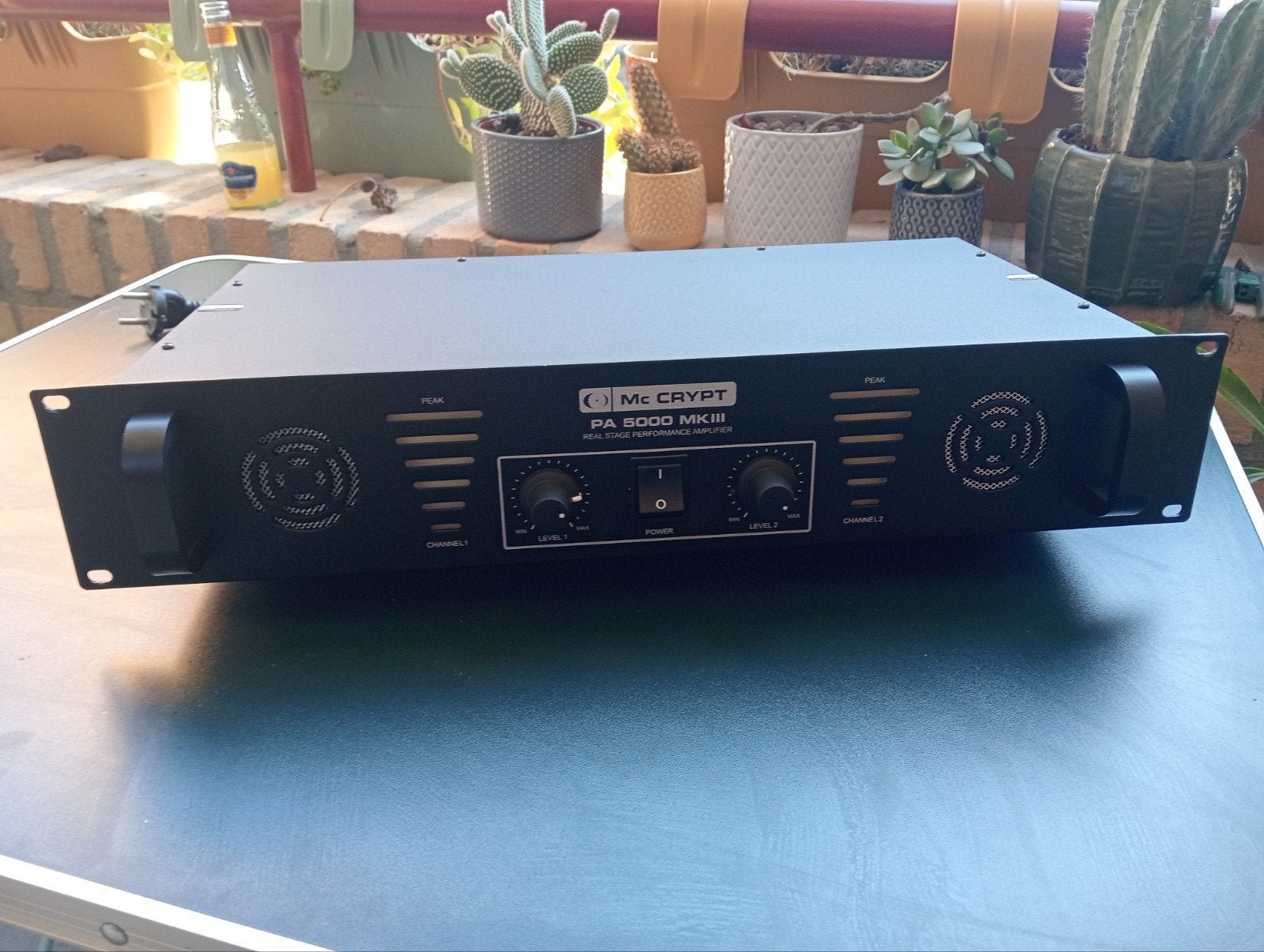 Mc CRYPT PA 5000 MK III STAGE PERFORMANCE AMPLIFIER, Audio, Tv en Foto, Ophalen of Verzenden