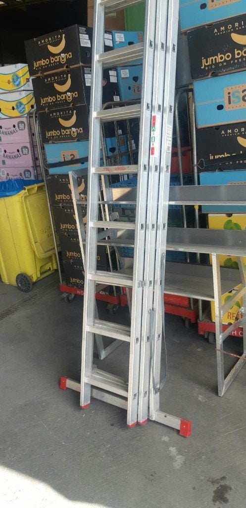 ÉCHELLES EN ALU (VOIR PHOTOS, DIVERSES), Bricolage & Construction, Enlèvement ou Envoi, Échelle