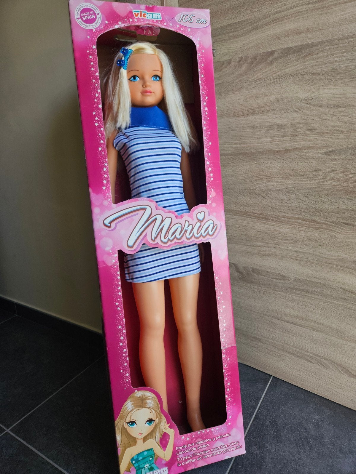 Poupée Maria 105cm, Collections, Enlèvement, Neuf, Poupée