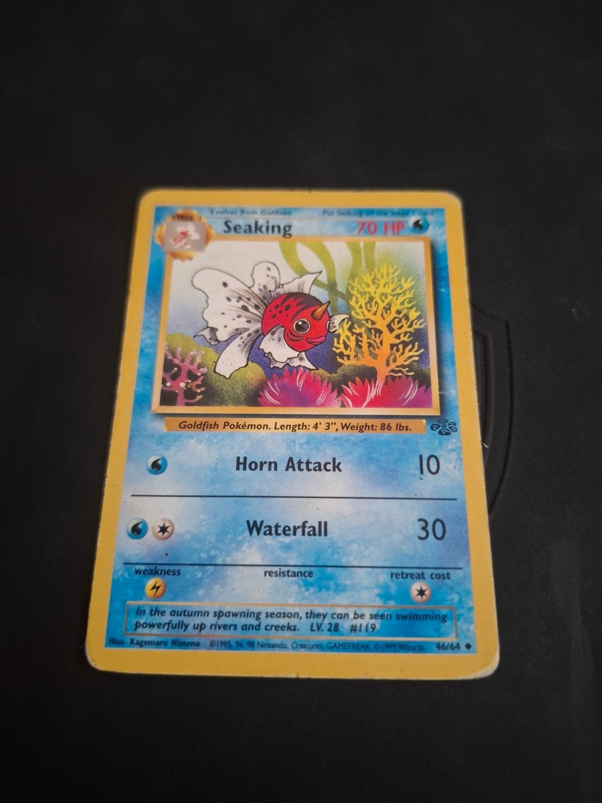 Pokémon Seaking Kaart (46/64) - Jungle Set, Ophalen of Verzenden
