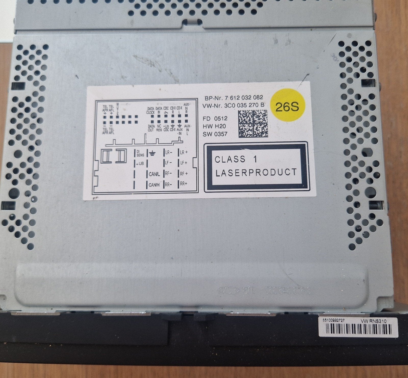 Originele VW Polo  RNS 310 radio / navigatie