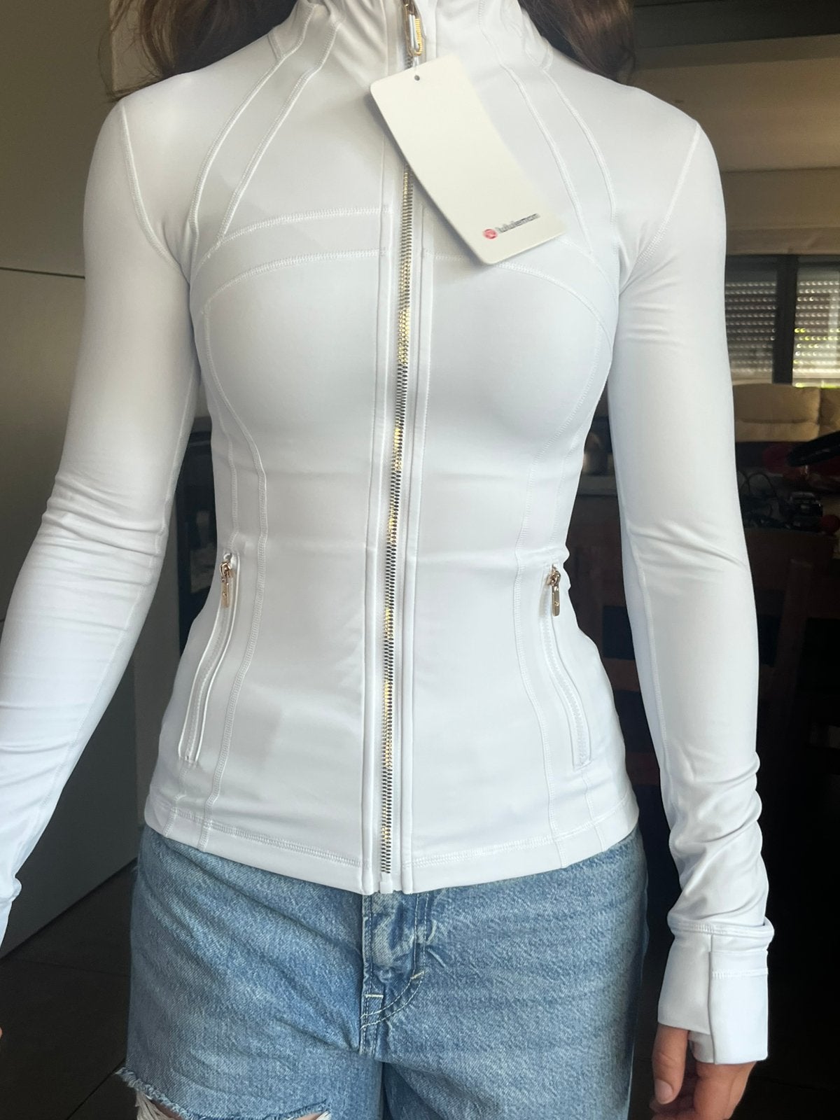 Lululemon define jacket wit, Ophalen of Verzenden, Nieuw, Maat 34 (XS) of kleiner, Wit
