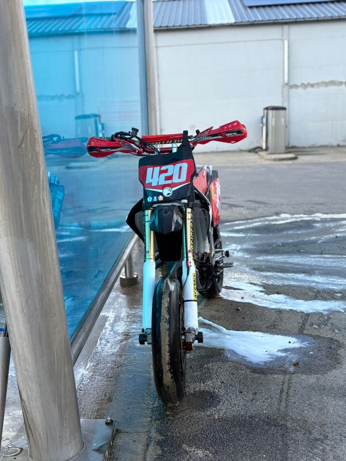 Honda crf 450r, Fietsen en Brommers, Ophalen, Zo goed als nieuw, Honda