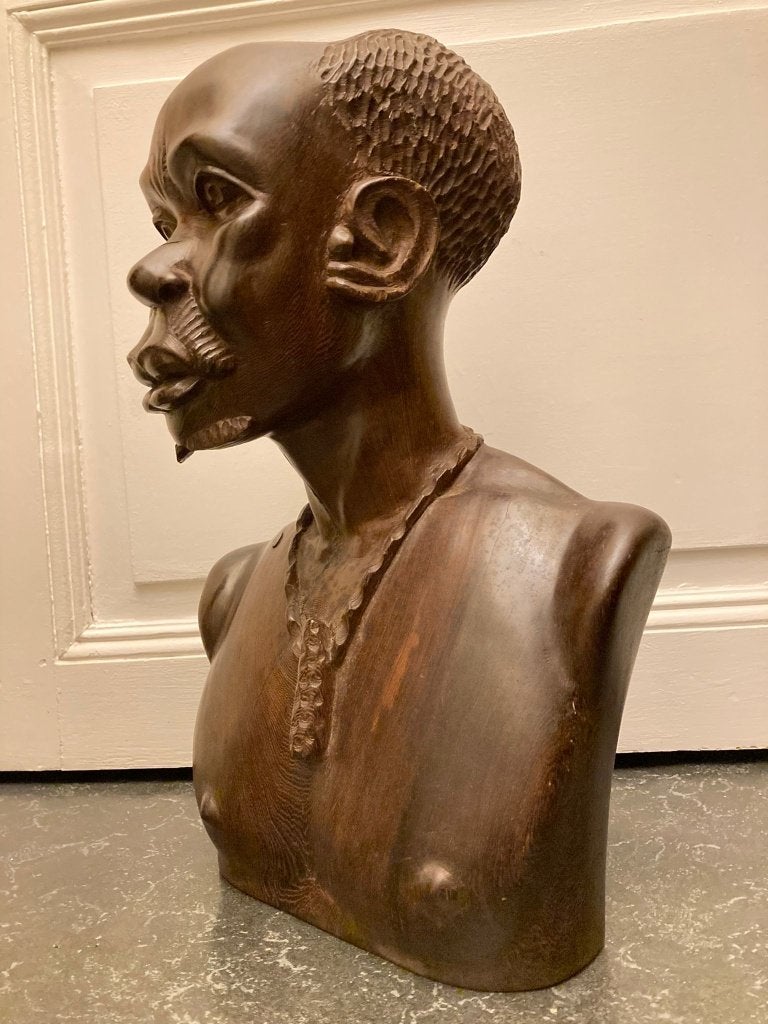 Afrikaanse buste, Antiek en Kunst, Ophalen, Buste