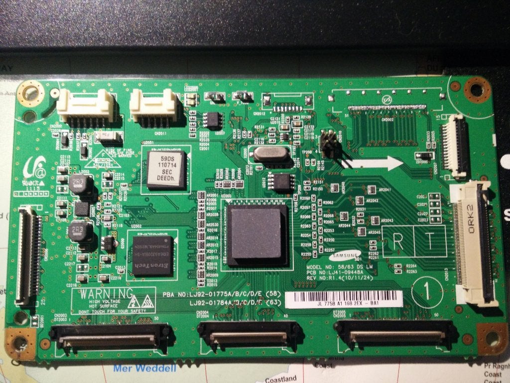 Nieuwe Samsung-schermcontrollerkaart, Ophalen