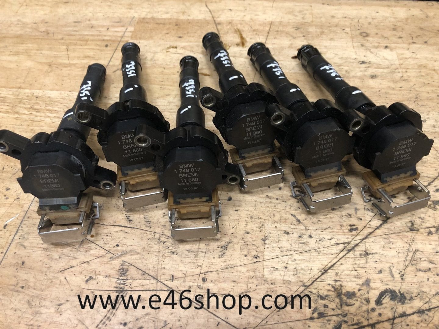 BOBINE BMW E39 E38 E31 Z8 OE 1748017, -, Utilisé, -, Enlèvement ou Envoi