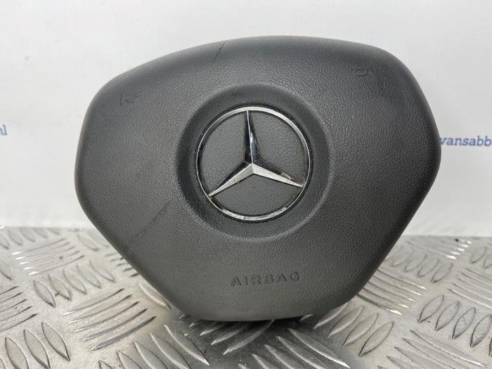 Airbag gauche (volant) d'un Mercedes E-Klasse, -, 3 mois de garantie, Utilisé, -