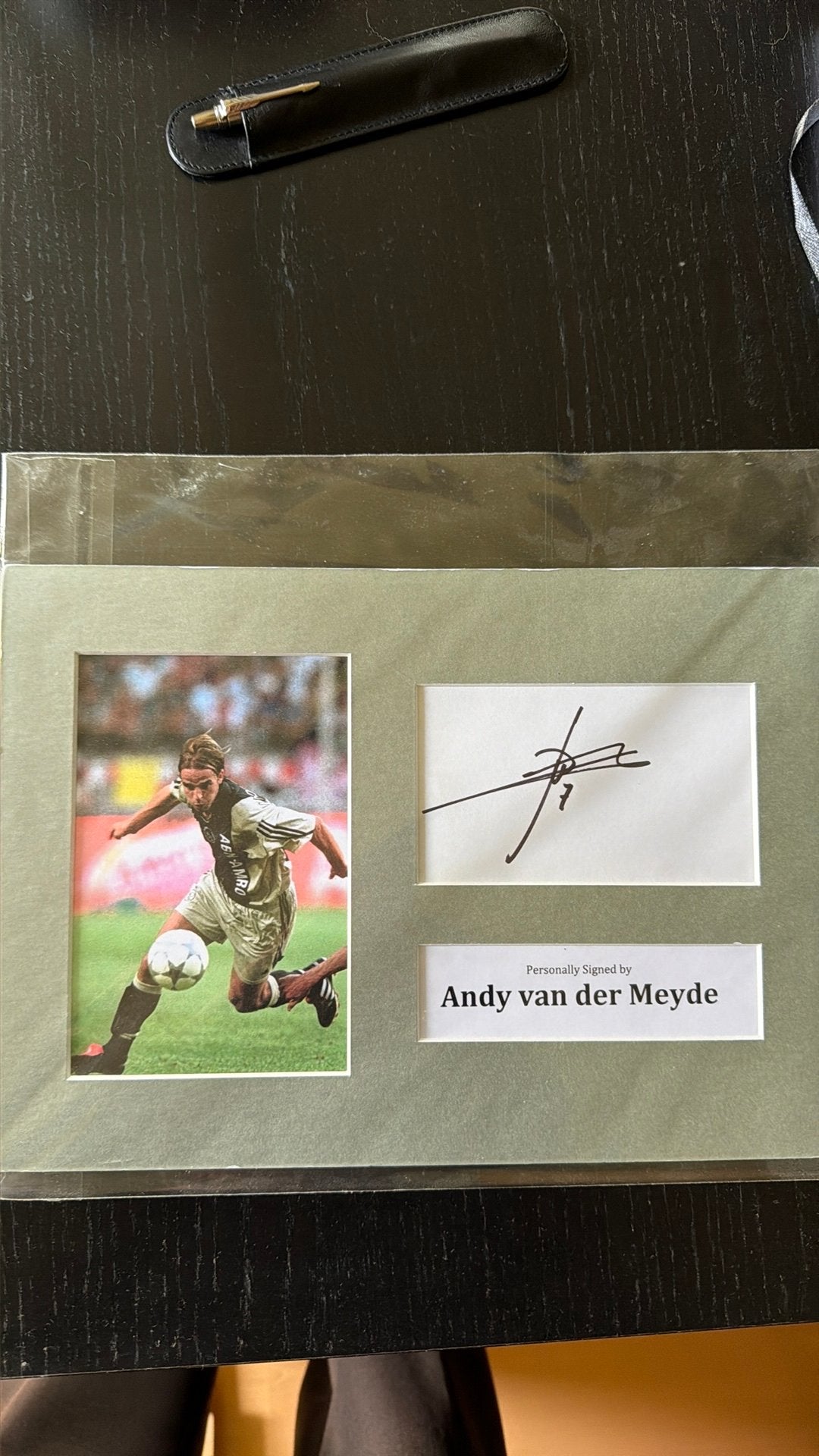Andy van der Meyde gesigneerde foto, Verzamelen, Ophalen of Verzenden, Nieuw, Poster, Plaatje of Sticker