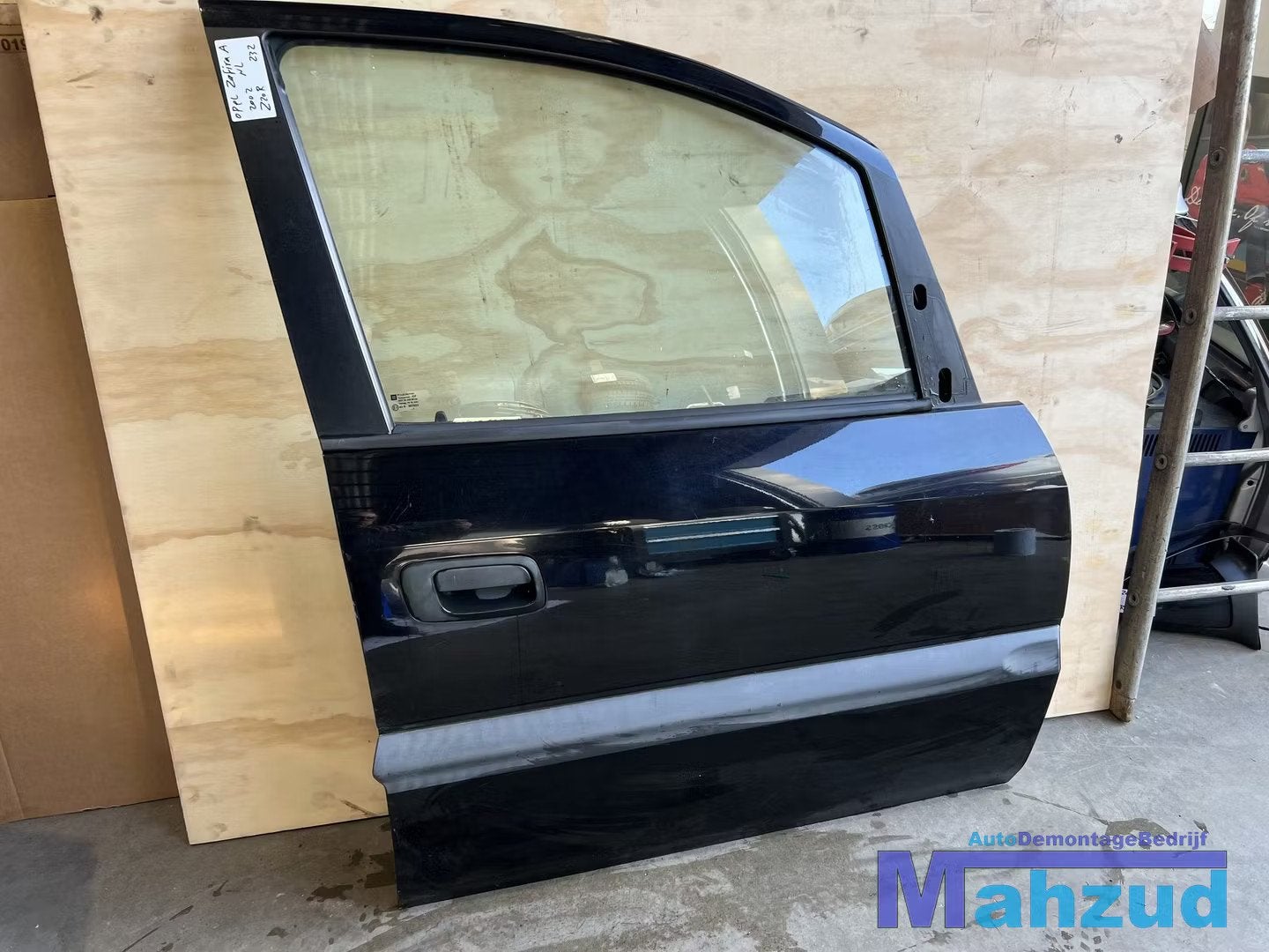 OPEL ZAFIRA A Zwart Z20R rechts Voor deur portier 1998-2005, Auto-onderdelen, Info@fabrikant.eu, Voor, Fabrikant BV, Gebruikt
