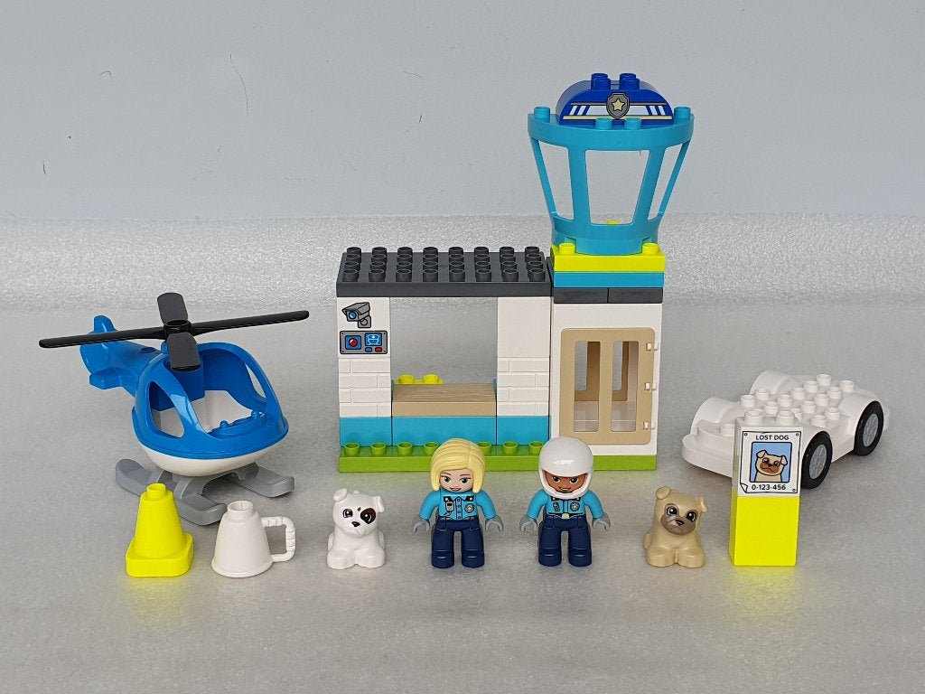 Lego Duplo 10959: Politiebureau en Helikopter, Enlèvement ou Envoi, Utilisé, Duplo
