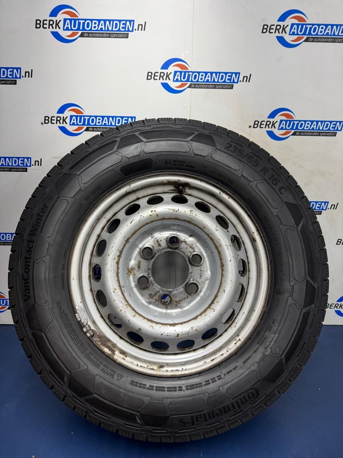 Originele VW Crafter 16 inch winterset 6x130x84.1 6.5J ET62, -, Banden en Velgen, 235 mm, -