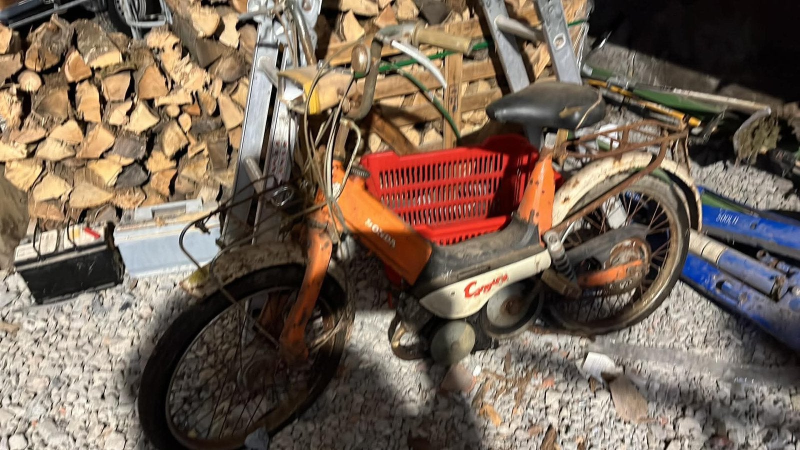 Honda canguro brommer van de jaren 70, Fietsen en Brommers, Ophalen, Gebruikt, 49 cc