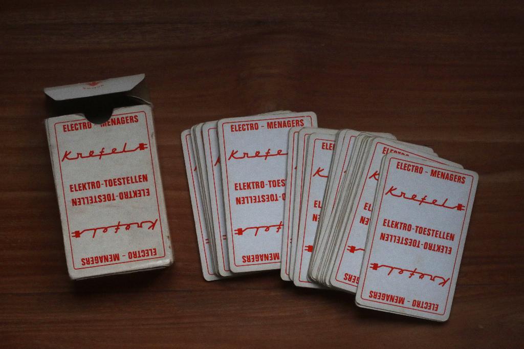 Speelkaarten Krefël, Enlèvement, Utilisé, Carte(s) à jouer