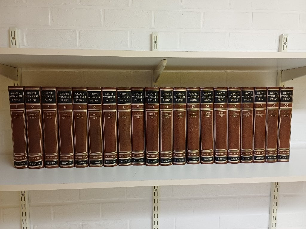 Winkler prins enceclopedie, Boeken, Ophalen, Zo goed als nieuw, Complete serie