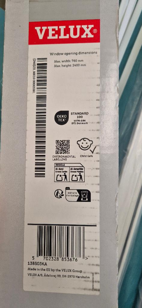 velux muggengaas voor veluxraam GGL MK08, Neuf, Moins de 200 cm, Enlèvement, Moins de 80 cm
