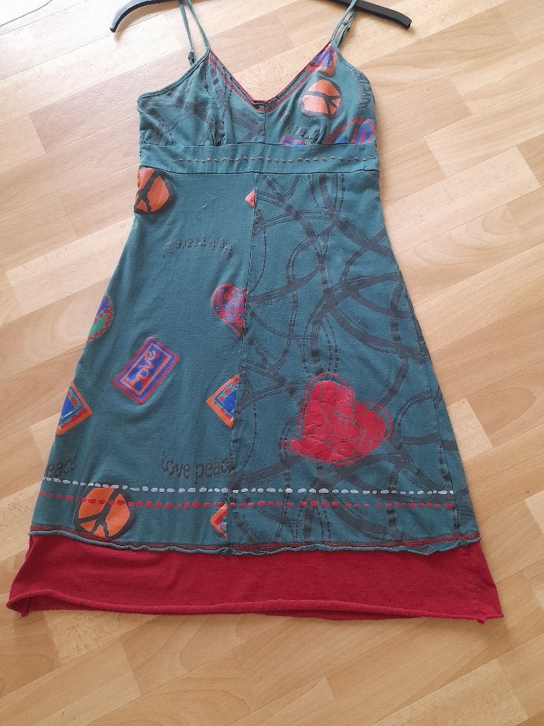 marque de robes d'été fraîches « 100 idées », Taille 38/40 (M), Enlèvement ou Envoi, Au-dessus du genou, Comme neuf