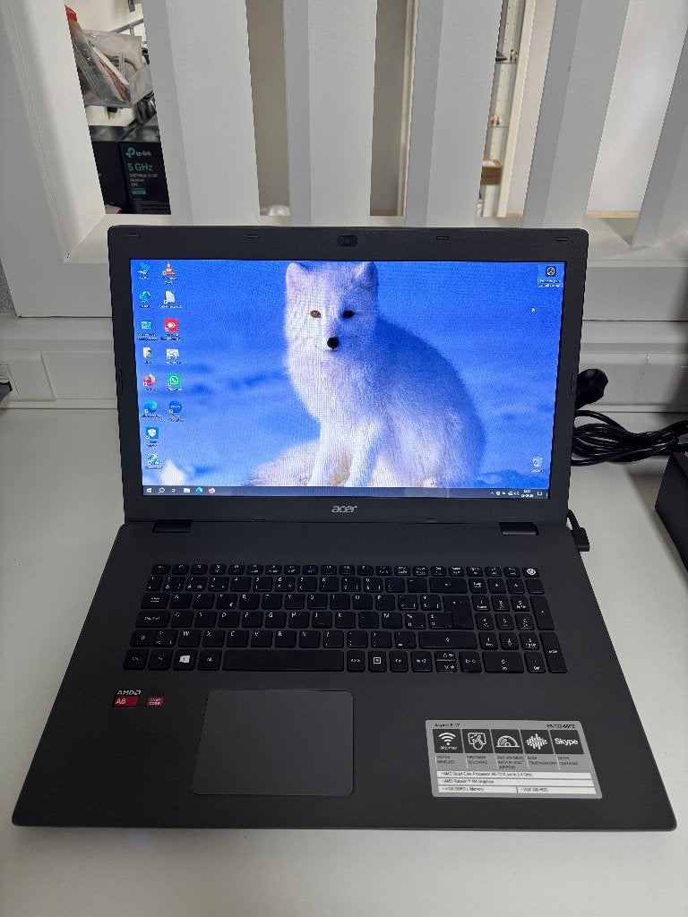 PC-Portable Acer Aspire 17 - AMD A6, HDD, 17 pouces ou plus, Enlèvement, Utilisé