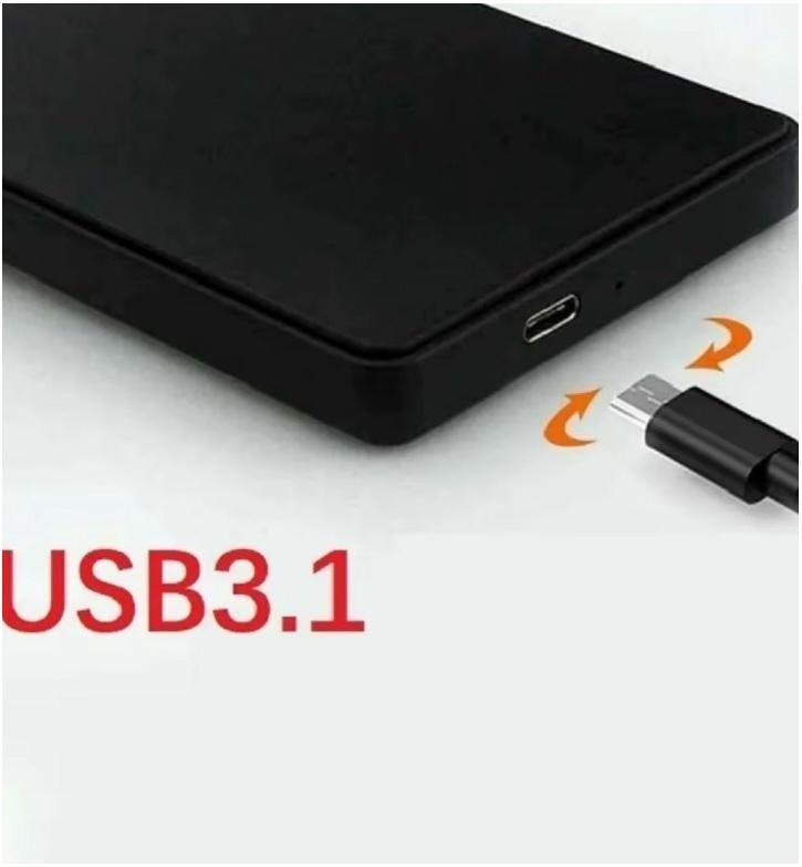 Disque dur externe SATA USB3.1 2,5 pouces - USB Type C, Informatique & Logiciels, Disques durs, Enlèvement ou Envoi, Neuf, SATA