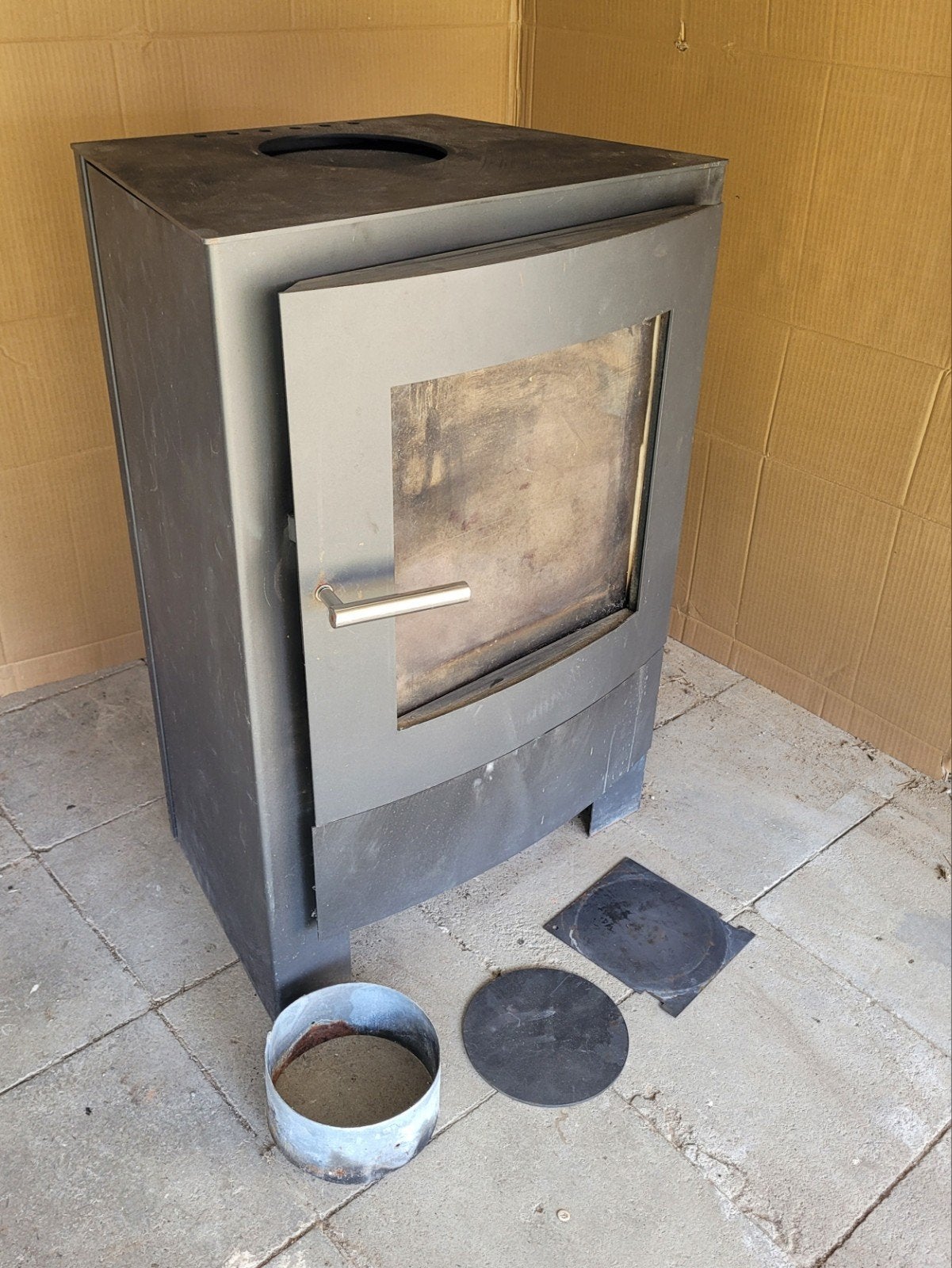 Nestor Martin R33 Houtkachel / Kolenkachel – 8 kW, Huis en Inrichting, Kachels, Ophalen, Gebruikt, Houtkachel, Vrijstaand