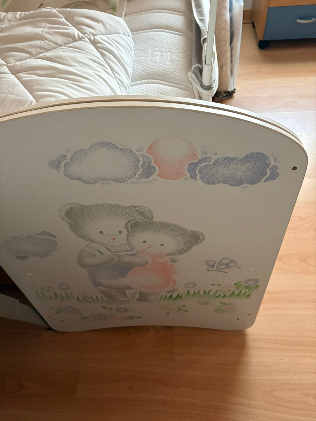 Baby bedje, Enlèvement ou Envoi, Matelas, Moins de 140 cm, 85 à 100 cm